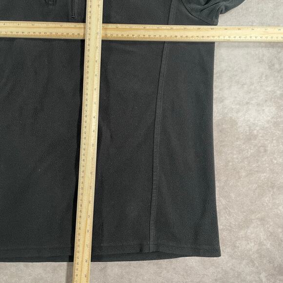 Vintage L.L. Bean Black CasualQuarter Zip Light Pullover Sweater - Picture 4 of 4